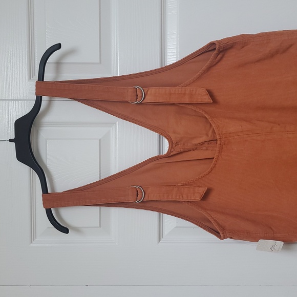 Free People High Roller Cord Jumpsuit/Sunburn - Picture 12 of 15